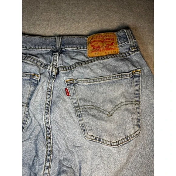 Vintage Levi's 514 S Denim Blue Jeans 32 x 32 - Picture 10 of 11